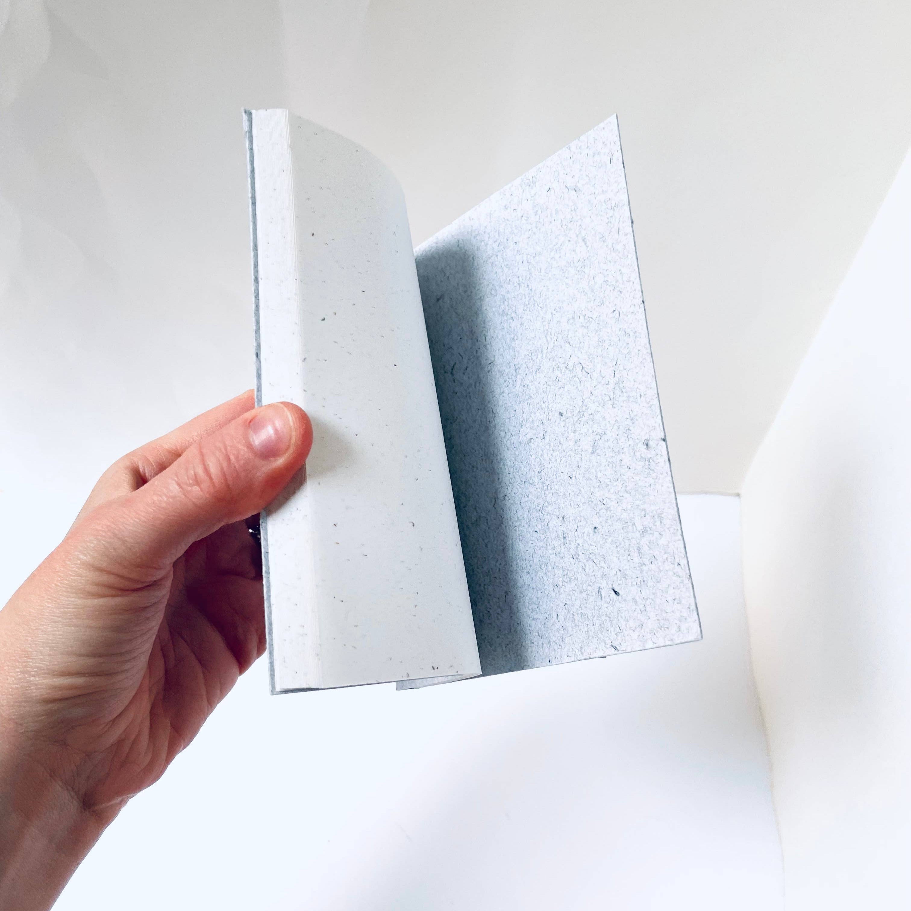 Mini Recycled Denim Confetti Notebook