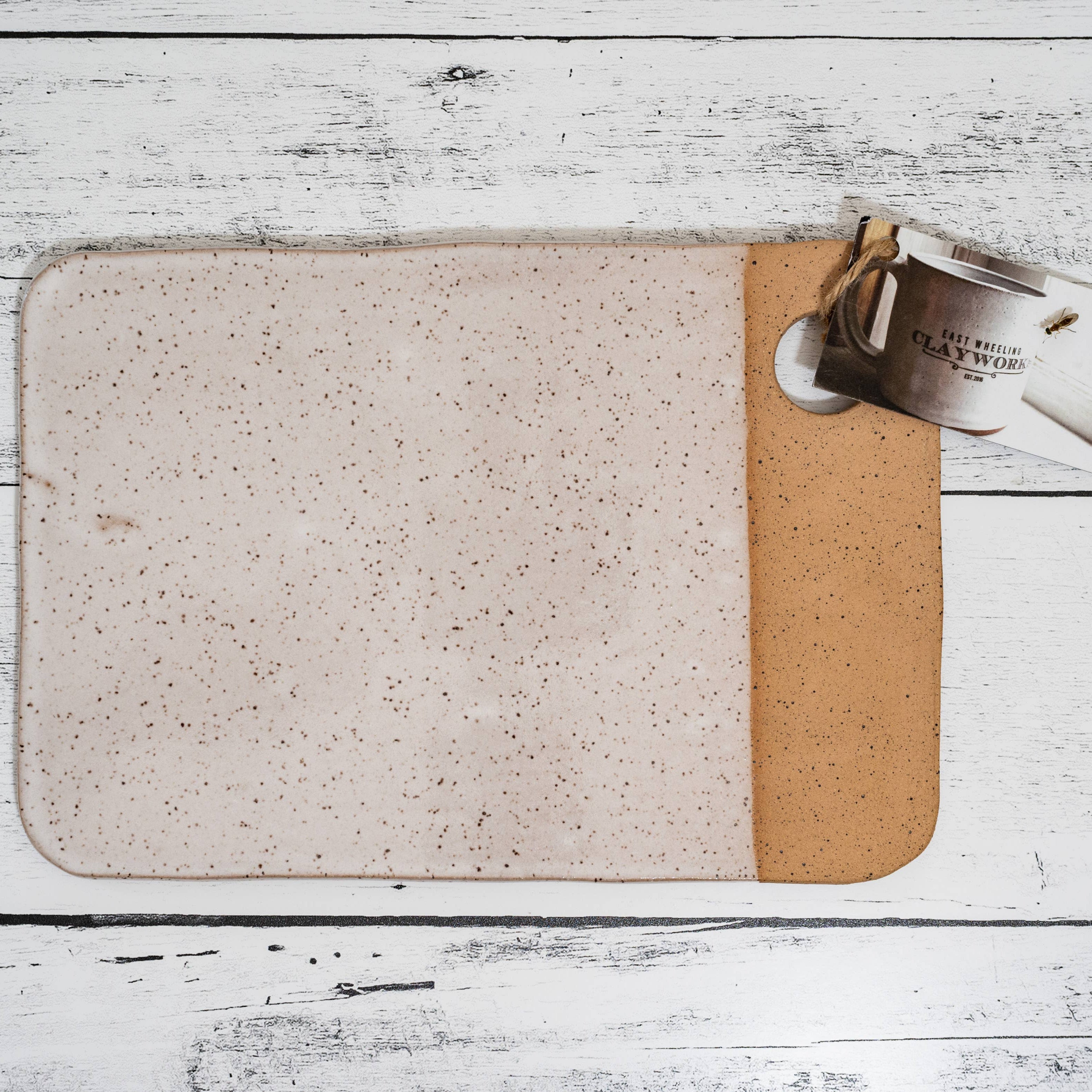 Pottery Cheese Board