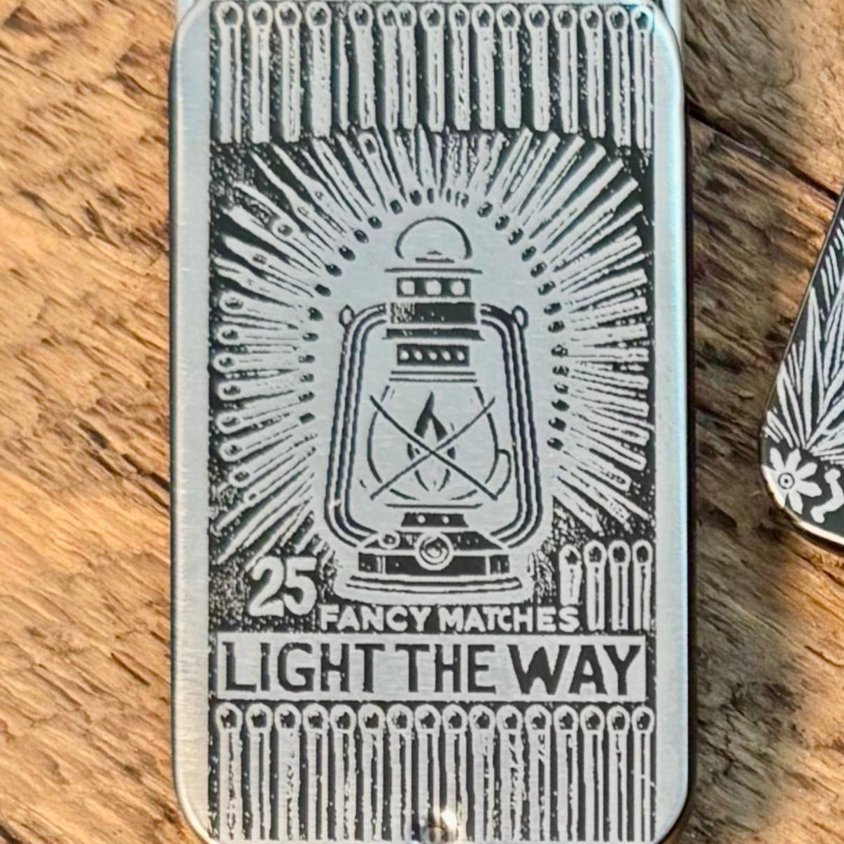 Fancy Matchbox with 25 Matches – “Light the Way”