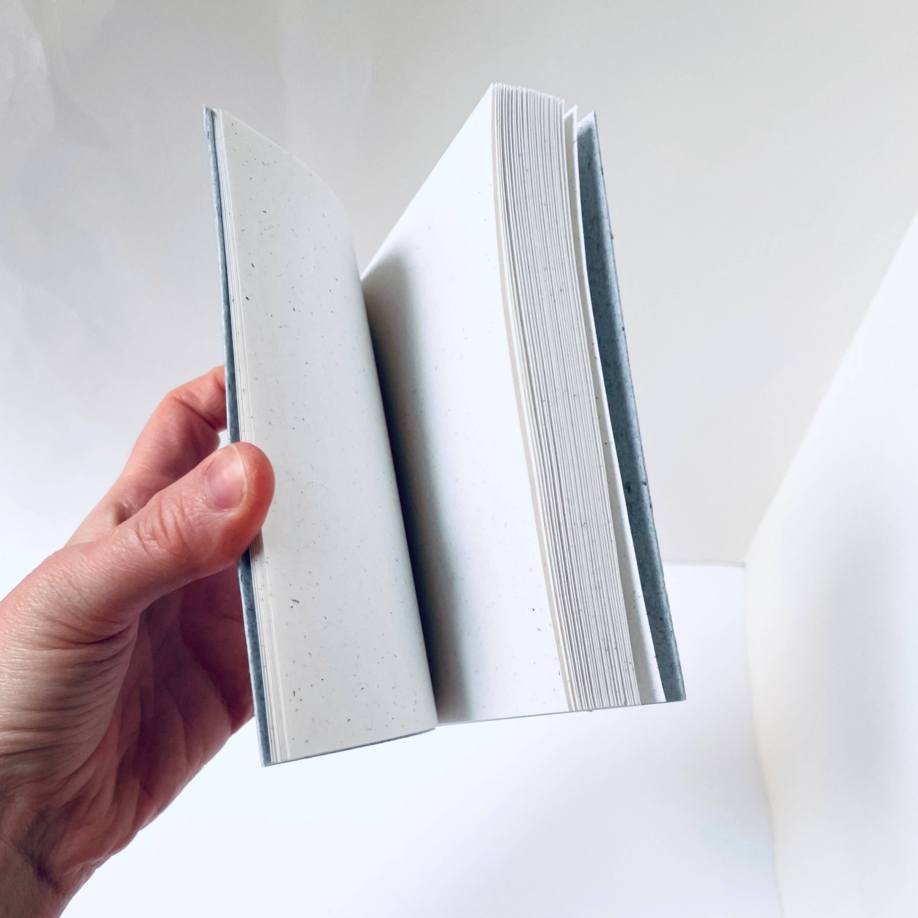 Mini Recycled Denim Confetti Notebook