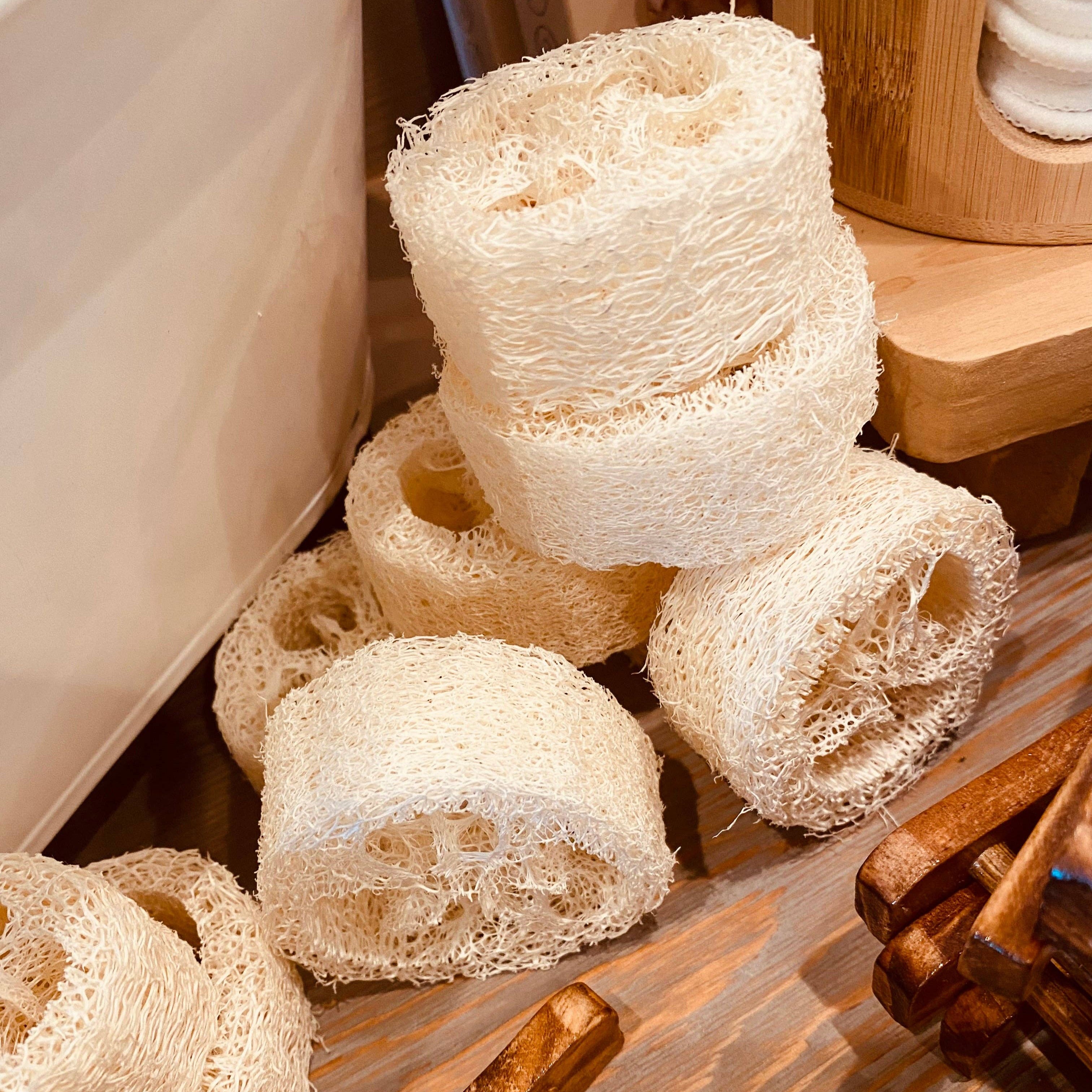 Natural Loofah Slice
