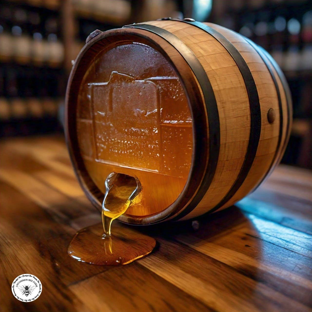 Bourbon Barrel Aged Honey