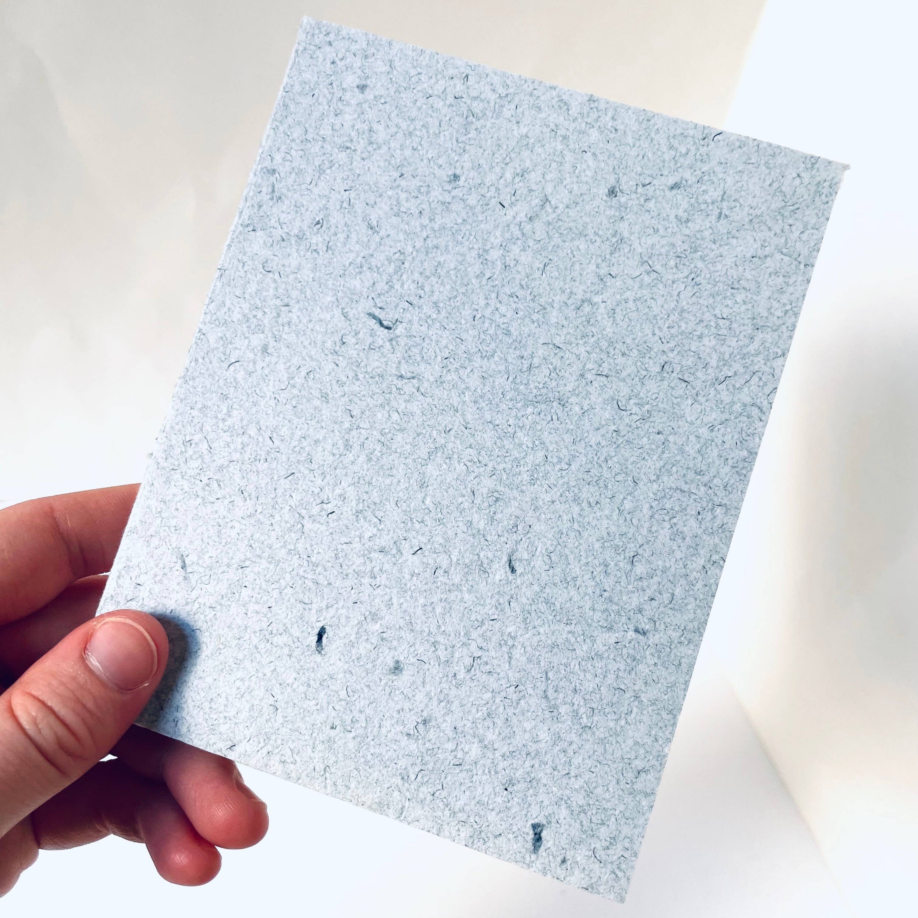 Mini Recycled Denim Confetti Notebook
